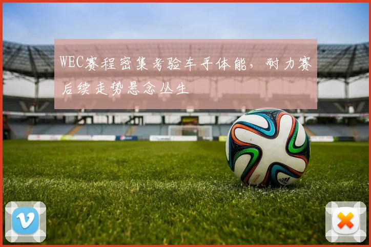 WEC赛程密集考验车手体能，耐力赛后续走势悬念丛生 - 百度体育推荐